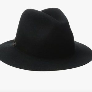 Coal Atlas packable fedora in black wool - NWOT!